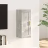 Image de Armoire murale Gris béton 35x34x90 cm Bois d ingénierie