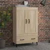 Image de Buffet haut Chêne sonoma 70x31x115 cm Bois d ingénierie