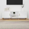 Image de Meuble TV Blanc 150x30x50 cm Bois d ingénierie