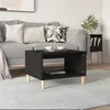 Image de Table basse Noir 60x50x40 cm Bois d ingénierie