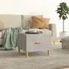 Image de vidaXL Table basse Gris béton 50x50x40 cm Bois d'ingénierie812716