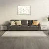 Image de Tables basses avec pieds en métal 2 pcs Gris béton 50x50x40 cm