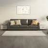 Image de Vidaxl Tables Basses avec Pieds en Métal, Lot de 2, Gris Béton