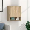 Image de vidaXL Wandkast 60x31x70 cm bewerkt hout sonoma eikenkleurig812873