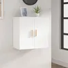Image de Armoire murale Blanc 60x30x60 cm Bois d ingénierie