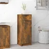 Image de Armoire de bain Chêne fumé 32x34x90 cm Bois d ingénierie