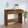 Image de Table console Chêne fumé 90x36x75 cm Bois d ingénierie