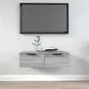 Image de vidaXL Wandkast 68x30x20 cm bewerkt hout grijs sonoma eikenkleurig817094