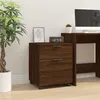 Image de Classeur mobile avec roues Chêne marron 45x38x54 cm Bois
