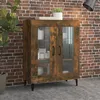 Image de Buffet chêne fumé 69,5x34x90 cm bois d ingénierie