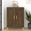 Image de Buffet Chêne marron 69,5x34x90 cm Bois d ingénierie