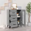 Image de vidaXL Buffet sonoma gris 69,5x34x90 cm bois d'ingénierie