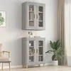 Image de vidaXL Armoire murale suspendue Sonoma gris 69,5x34x90 cm817388