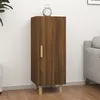 Image de vidaXL Buffet Chêne marron 34,5x34x90 cm Bois d'ingénierie817404