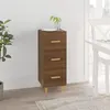 Image de vidaXL Buffet Chêne marron 34,5x34x90 cm Bois d'ingénierie817410