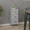 Image de vidaXL Buffet Sonoma gris 34,5x34x90 cm Bois d'ingénierie817412