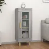 Image de vidaXL Buffet Armoire de Rangement Meuble de Rangement Armoire Latérale Salon Salle de Séjour Sonoma Gris 34,5x34x90 cm Bois d'Ingénierie
