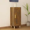 Image de vidaXL Buffet Chêne fumé 34,5x34x90 cm Bois d'ingénierie817432