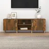 Image de Meuble TV Chêne fumé 150x30x50 cm Bois d ingénierie