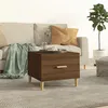 Image de Table basse Chêne marron 50x50x40 cm Bois d ingénierie