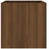 Image de Jardinière Chêne marron 40x40x40 cm Bois d ingénierie