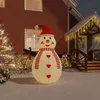 Image de Bonhomme de neige gonflable avec LED 250 cm