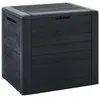 Image de Boîte de stockage jardin Anthracite 58,5x46x55 cm Polypropylène