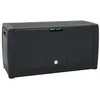 Image de Boîte de stockage jardin Anthracite 119x48x60 cm Polypropylène