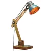Image de vidaXL Bureaulamp industrieel rond E27 23x18x95 cm meerkleurig344398