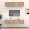 Image de vidaXL Meubles TV 4 pcs chêne sonoma 80x30x30 cm bois d'ingénierie3114184