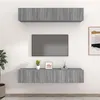 Image de Meubles TV 4 pcs sonoma gris 80x30x30 cm bois d ingénierie