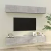 Image de vidaXL Meubles TV muraux 4 pcs Gris béton 100x30x30 cm3114193
