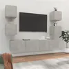 Image de vidaXL Ensemble de meubles TV 6 pcs Gris béton Bois d'ingénierie3114257