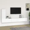 Image de vidaXL 3-delige Tv-meubelset bewerkt hout wit3114318