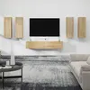 Image de vidaXL 6-delige Tv-meubelset bewerkt hout sonoma eikenkleurig3114344