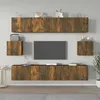 Image de Ensemble de meubles TV 6 pcs Chêne fumé Bois d ingénierie