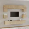 Image de vidaXL 8-delige Tv-meubelset bewerkt hout sonoma eikenkleurig3114416