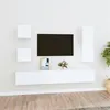 Image de vidaXL Ensemble de meubles TV 5 pcs Blanc Bois d'ingénierie3114438