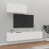 Image de vidaXL Ensemble de meubles TV 3 pcs Blanc Bois d'ingénierie3114470