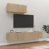 Image de vidaXL Ensemble de meubles TV 3 pcs Chêne sonoma Bois d'ingénierie3114472