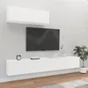 Image de Ensemble de meubles TV 3 pcs Blanc Bois d ingénierie