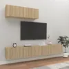 Image de Ensemble de meubles TV 3 pcs Chêne sonoma Bois d ingénierie