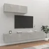 Image de vidaXL 3-delige Tv-meubelset bewerkt hout betongrijs3114481