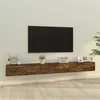 Image de vidaXL 3-delige Tv-meubelset bewerkt hout gerookt eikenkleurig3114483