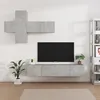 Image de vidaXL Ensemble de meubles TV 7 pcs Gris béton Bois d'ingénierie