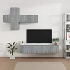Image de vidaXL 7-delige Tv-meubelset bewerkt hout grijs sonoma eikenkleurig3114516