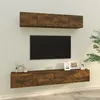 Image de vidaXL Ensemble de meubles TV 4 pcs Chêne fumé Bois d'ingénierie