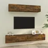 Image de vidaXL 4-delige Tv-meubelset bewerkt hout gerookt eikenkleurig3114539
