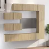 Image de vidaXL Ensemble de meubles TV 7 pcs Chêne sonoma Bois d'ingénierie3114560