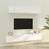 Image de vidaXL Ensemble de meubles TV 6 pcs Blanc Bois d'ingénierie3114614